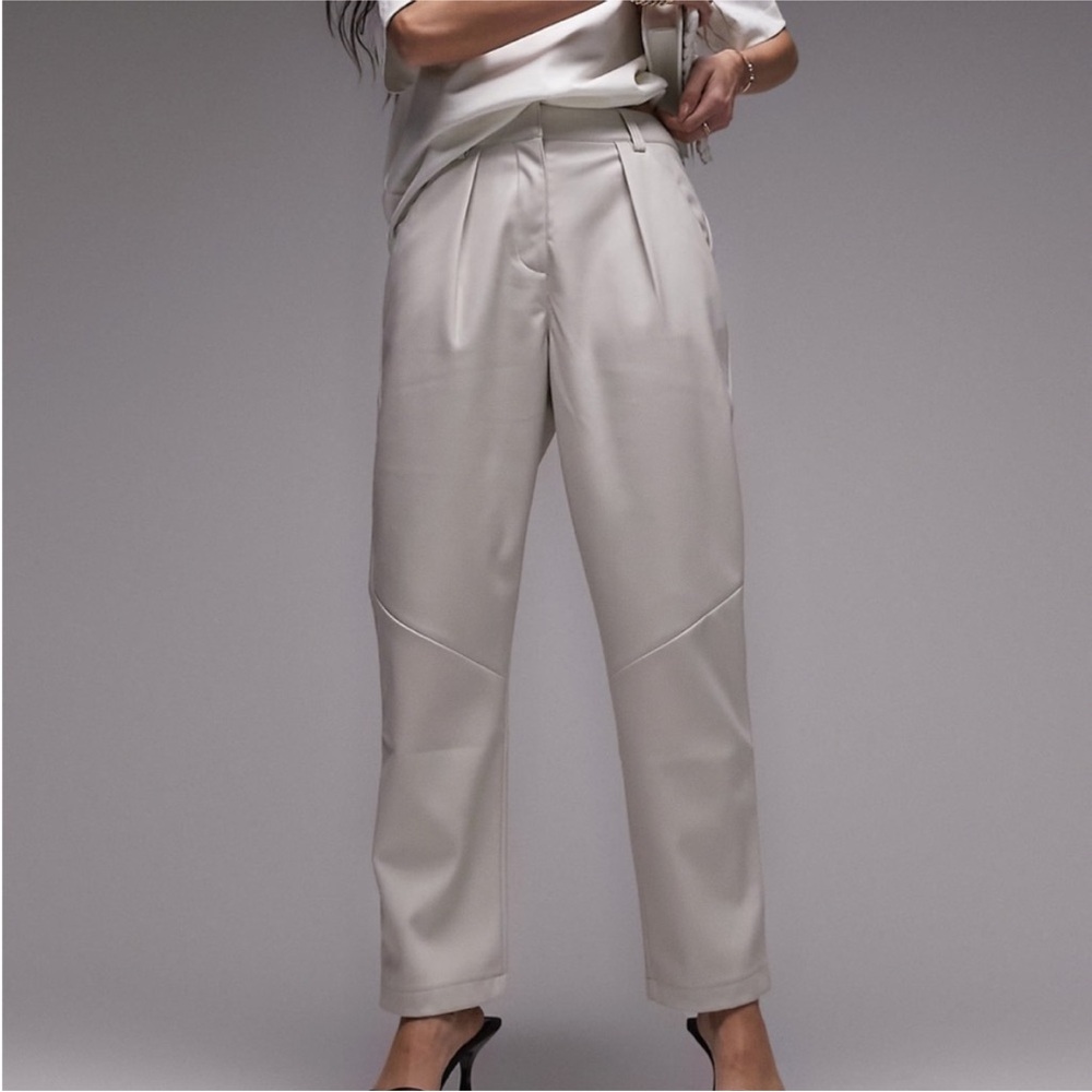 Topshop Vegan Leather Trousers NWOT